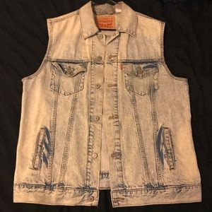 Light Levi Jean Vest Size XL